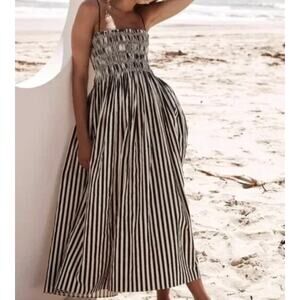 Runway Scout Striped Maxi Estelle Dress Small